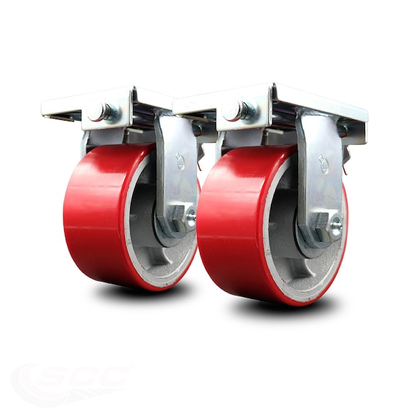 Service Caster Go Mini's Moving Portable Storage Container Replacement with Caster Pads - SCC GOM-SCC-60R630-PUR-RS-2-CP60-2 - main